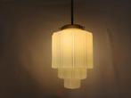Art deco lamp type skyscraper opaline / alles aan - 50%, Antiek en Kunst, Ophalen of Verzenden