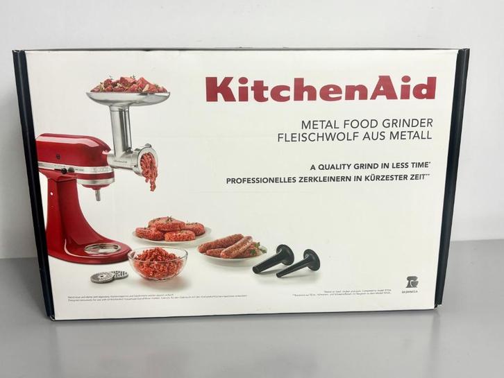 Metal Food Grinder 5KSMMGA, KitchenAid, Elektronische apparatuur, Keukenmixers, Nieuw, Ophalen of Verzenden