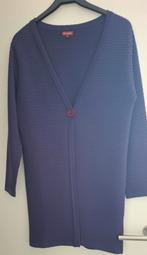Nieuwe lange blauw-paarse gilet / vest van Enolah (maat 42), Vêtements | Femmes, Pulls & Gilets, Bleu, Taille 42/44 (L), Enlèvement ou Envoi