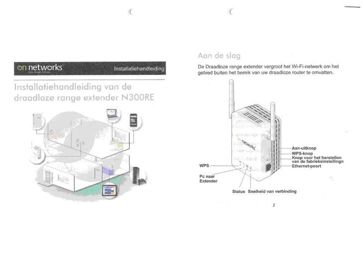 WiFi Range extender, Computers en Software, WiFi-versterkers, Zo goed als nieuw, Ophalen of Verzenden