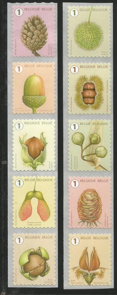 R170 Boomvruchten (5020/5029 — nr. 5 en nr. 10), Postzegels en Munten, Postzegels | Europa | België, Frankeerzegel, Postfris, Verzenden