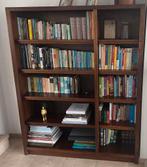 Grote massieve houten boekenkast – tijdloos model, Huis en Inrichting, Ophalen, 150 tot 200 cm, Zo goed als nieuw, 150 tot 200 cm