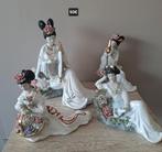 Set Japanse Geisha Beelden, Verzamelen, Beelden en Beeldjes, Ophalen, Gebruikt, Mens