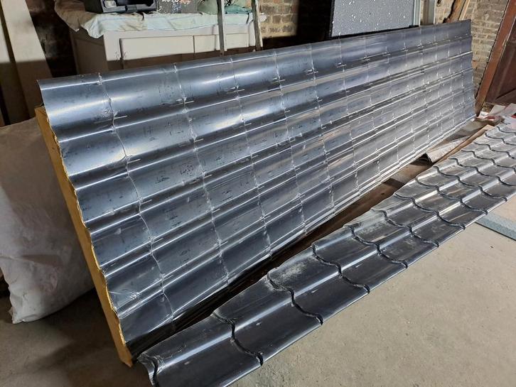 Dakpanplaat,  dakpanpaneel, Doe-het-zelf en Bouw, Dakpannen en Dakbedekking, Nieuw, Ophalen