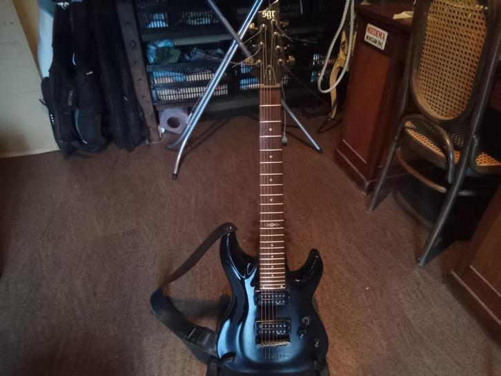 Schecter SGR C-7, Muziek en Instrumenten, Snaarinstrumenten | Gitaren | Elektrisch, Gebruikt, Solid body, Overige merken, Ophalen
