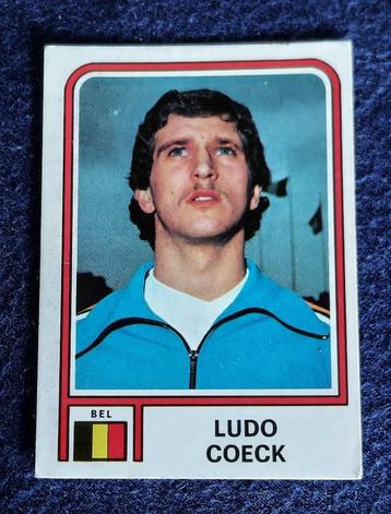 Panini sticker voetbal ' WK Arg 78 - Ludo Coeck (Anderlecht) beschikbaar voor biedingen