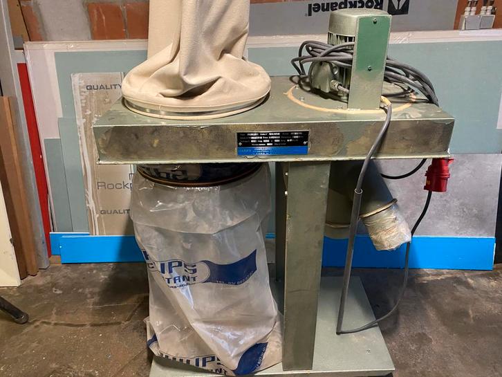 Stofafzuiging houtbewerking - hout - Harry - schrijnwerk, Doe-het-zelf en Bouw, Gereedschap | Zaagmachines, Gebruikt, Ophalen