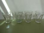 Vier witte Hoegaarden bierglazen, Ophalen of Verzenden, Nieuw, Bierglas