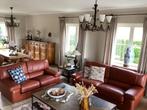 Lederen salon te koop, Huis en Inrichting, Zetels | Zetels, Ophalen, 250 tot 300 cm, Gebruikt, Klassiek