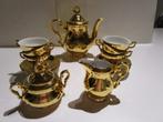 Gouden thee servies voor 6 personen, merk BAVARIA, Nieuw, Compleet servies, Keramiek, Overige stijlen