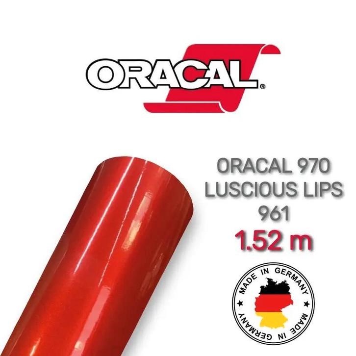 Car wrap Oracal 970RA Gloss 961 Luscious Lips Red 15m, Autos : Divers, Tuning & Styling, Enlèvement