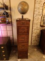 Vintage industriel ancien classeur de notaire buraliste 1900, Ophalen of Verzenden