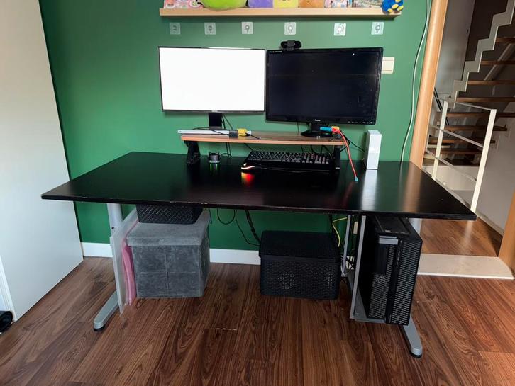 Ikea galant bureau 160 breed, Huis en Inrichting, Bureaus, Gebruikt, Bureau, Ophalen