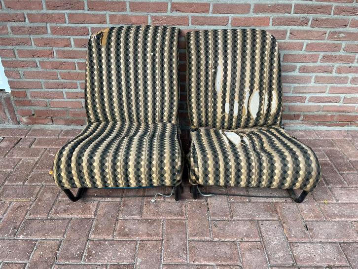 Set voorstoelframes - Citroën 2CV Dyane en Acadiane, Auto-onderdelen, Interieur en Bekleding, Citroën, Ophalen