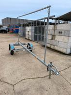 Reclame-aanhangwagen voor dubbelzijdig spandoek, Ophalen, Zo goed als nieuw