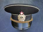 RUSSIE - KEPI OFFICIER DE MARINE (MB), Ophalen of Verzenden, Marine, Helm of Baret