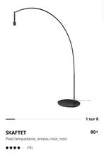 Ikea Skaftet zwarte vloerlamp, Huis en Inrichting, Lampen | Vloerlampen, Zo goed als nieuw