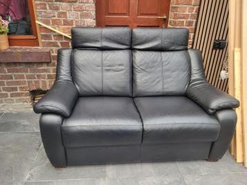 Lederen 2 zits bank  beschikbaar voor biedingen