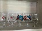 39/ Lot de 5 Verres Duvel 2X Nina Vandeweghe+3 autres verres, Verzamelen, Ophalen of Verzenden, Zo goed als nieuw, Bierglas
