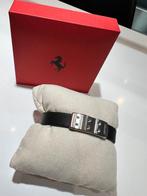 Ferrari armband, Staal, Ophalen of Verzenden, Zo goed als nieuw, Zwart