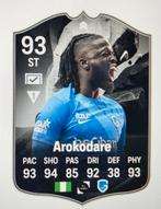 Voetbalkaartje (37cmx25cm) - Tolu Arokodare / KRC Genk, Enlèvement, Comme neuf, Image