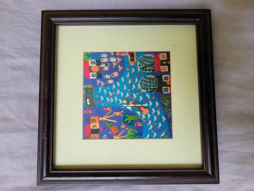 mooi genaaid werkje, Antiek en Kunst, Kunst | Overige Kunst, Ophalen of Verzenden