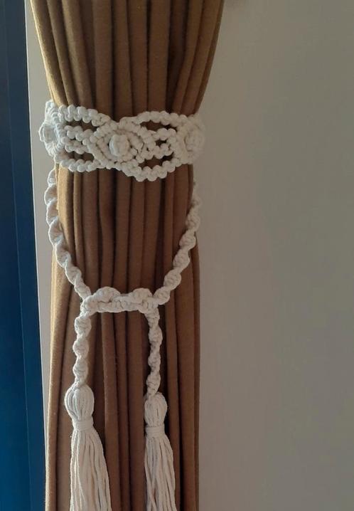 Embrasses rideaux macrame, Huis en Inrichting, Woonaccessoires | Overige, Nieuw, Ophalen of Verzenden