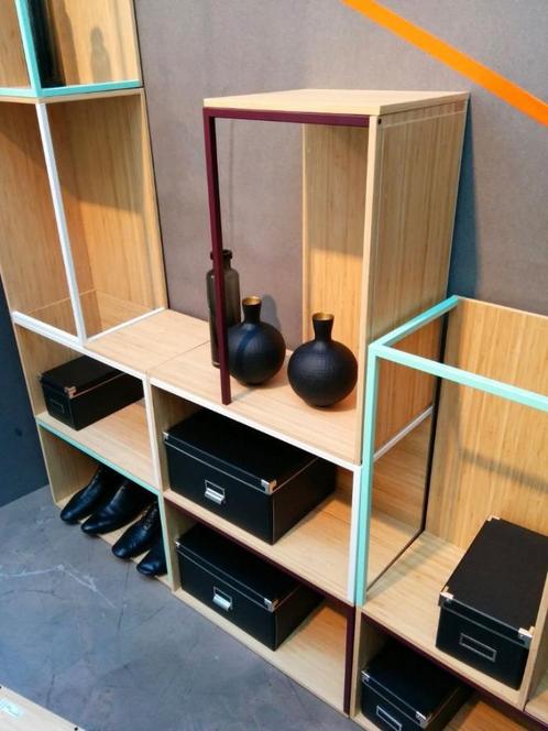 6 vintage Ikea PS planken, Huis en Inrichting, Kasten | Stellingkasten, Gebruikt, Ophalen