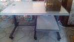 bureau kunststof eind jaren 90 computedesk HOOGSTE BOD, Ophalen, Met wielen, Zo goed als nieuw, Bureau