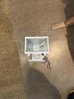 Witte spot voor binnen/buiten, Huis en Inrichting, Lampen | Spots, Ophalen of Verzenden, Zo goed als nieuw, Metaal of Aluminium