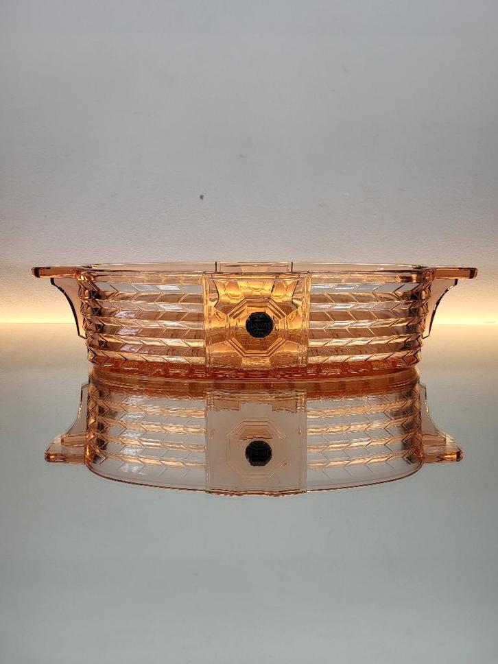 Val Saint Lambert schaal, serie Luxval model “Myriam, Antiek en Kunst, Antiek | Glaswerk en Kristal, Ophalen of Verzenden