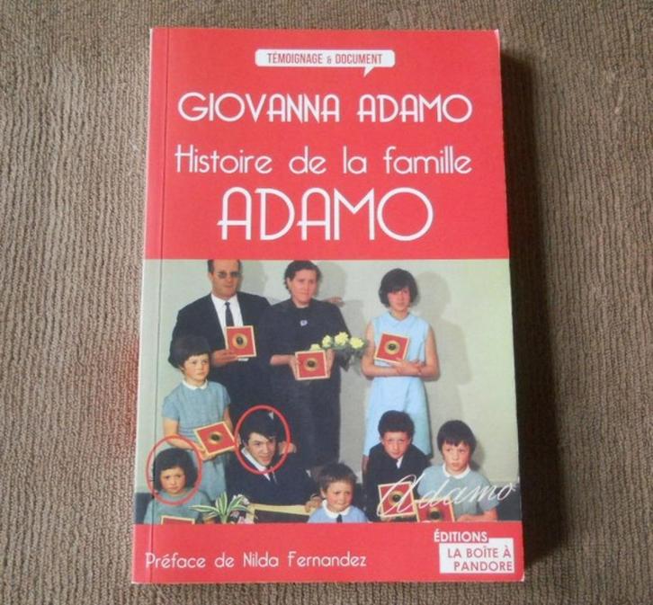 Histoire de la famille Adamo  (Giovanna Adamo), Boeken, Muziek, Gelezen, Artiest, Ophalen of Verzenden