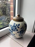 Handpainted delfts blauw tabak pot, Antiek en Kunst, Ophalen of Verzenden