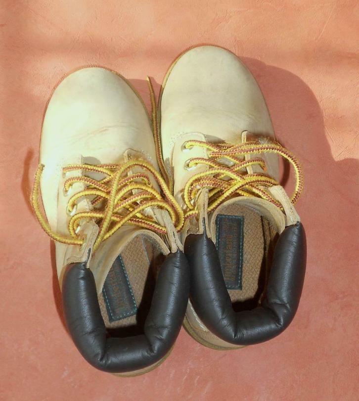 Timberland leren en nubuck waterdichte laarzen. T: *27* Eur., Kinderen en Baby's, Kinderkleding | Schoenen en Sokken, Gebruikt