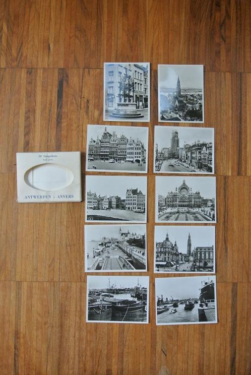 Vintage snapshots fotokaartjes van Antwerpen. Jaren 50, Verzamelen, Foto's en Prenten, Zo goed als nieuw, Foto, Gebouw, 1940 tot 1960