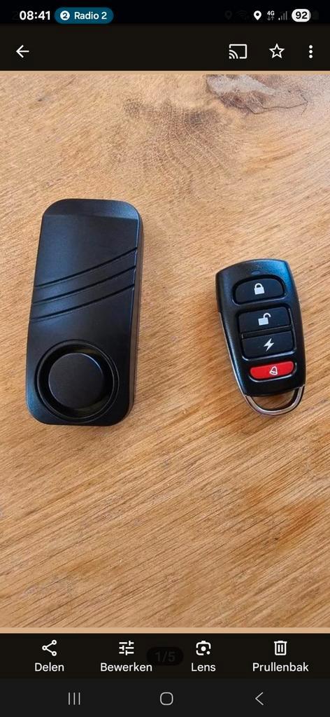 Fietsalarm 110 db, Fietsen en Brommers, Fietsaccessoires | Overige Fietsaccessoires, Ophalen