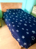 Boxspring 140x200 cm, Huis en Inrichting, Slaapkamer | Boxsprings, Ophalen, Gebruikt, Bruin, Tweepersoons