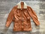 Jas leder cognac 42, Bruin, Maat 42/44 (L), Nieuw, Ophalen of Verzenden