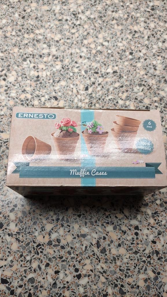 Nieuwe bloempot bakvormen, Hobby en Vrije tijd, Taarten en Cupcakes maken, Gebruikt, Bakvorm, Cupcakes, Ophalen of Verzenden