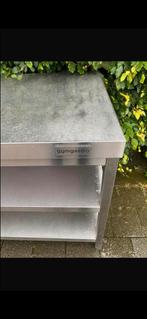 Stevig werktafel inox, Ophalen, Gebruikt, Inox Meubilair