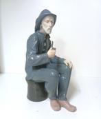 groot LLADRO beeld NAO visserman 38 cm puntgaaf, Antiek en Kunst, Ophalen of Verzenden