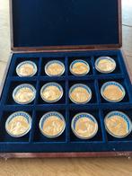 Boîte de 12 jetons en ECU - thèmes variés, Enlèvement ou Envoi