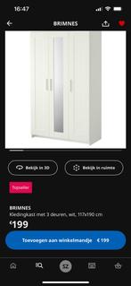 KAST - BRIMNES IKEA, Maison & Meubles, Armoires | Penderies & Garde-robes, Enlèvement, Comme neuf