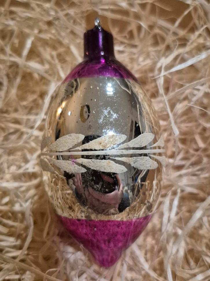 Ajeko antieke kerstbal, Diversen, Kerst, Gebruikt, Ophalen of Verzenden