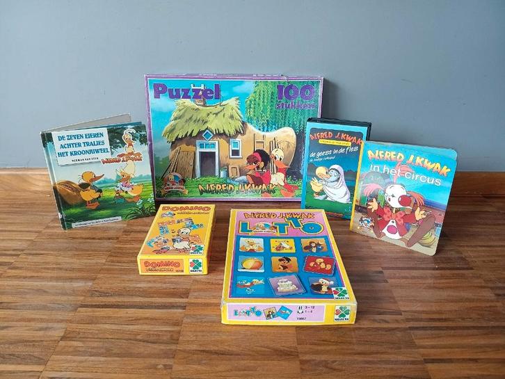 Set Alfred J. Kwak, jaren 80-90 (set 2), Verzamelen, Speelgoed, Zo goed als nieuw, Ophalen of Verzenden