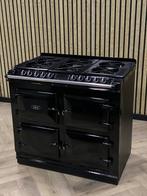 Prachtig Fornuis AGA Six Four Zwart 4 Ovens!, Elektronische apparatuur, Fornuizen, Ophalen of Verzenden, Zo goed als nieuw, Grill