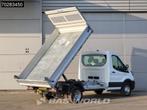Ford Transit 130pk Open Laadbak Dubbellucht Trekhaak Pritsch, Auto's, Euro 6, 4 cilinders, 2000 kg, Wit