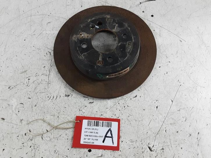REMSCHIJF ACHTER Hyundai i20 (GBB) (01-2014/08-2020), Auto-onderdelen, Remmen en Aandrijving, Hyundai, Gebruikt