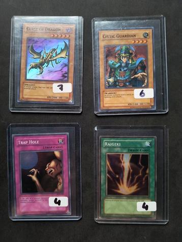Yu-gi-Oh! Lot. Celtic Guardian, Curse of Dragon, ... beschikbaar voor biedingen