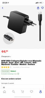 USB-C adapter 65W, Nieuw, Ophalen of Verzenden